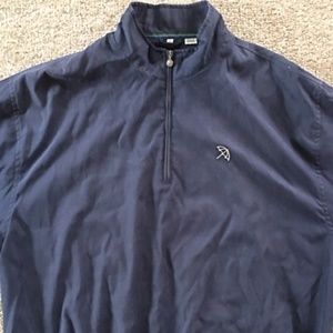 Vintage Arnold Palmer Blue Half Zip Windbreaker